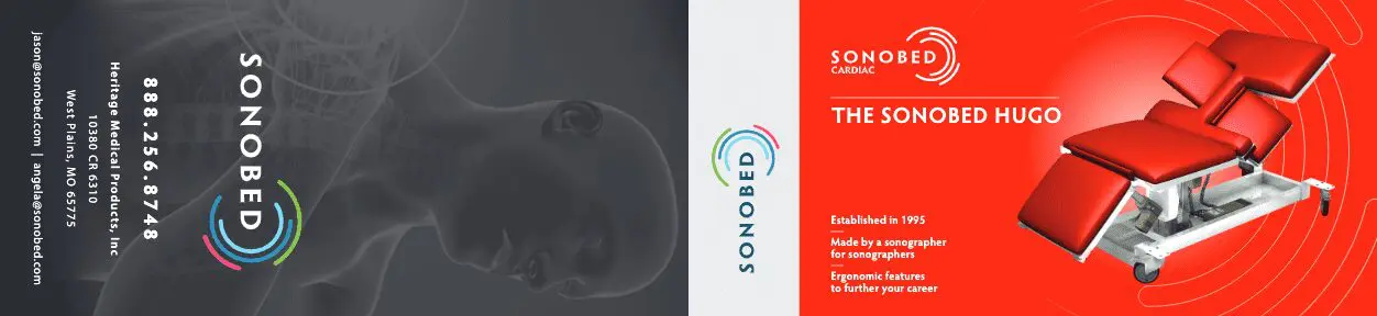Sonobed Hugo medical bed advertisement